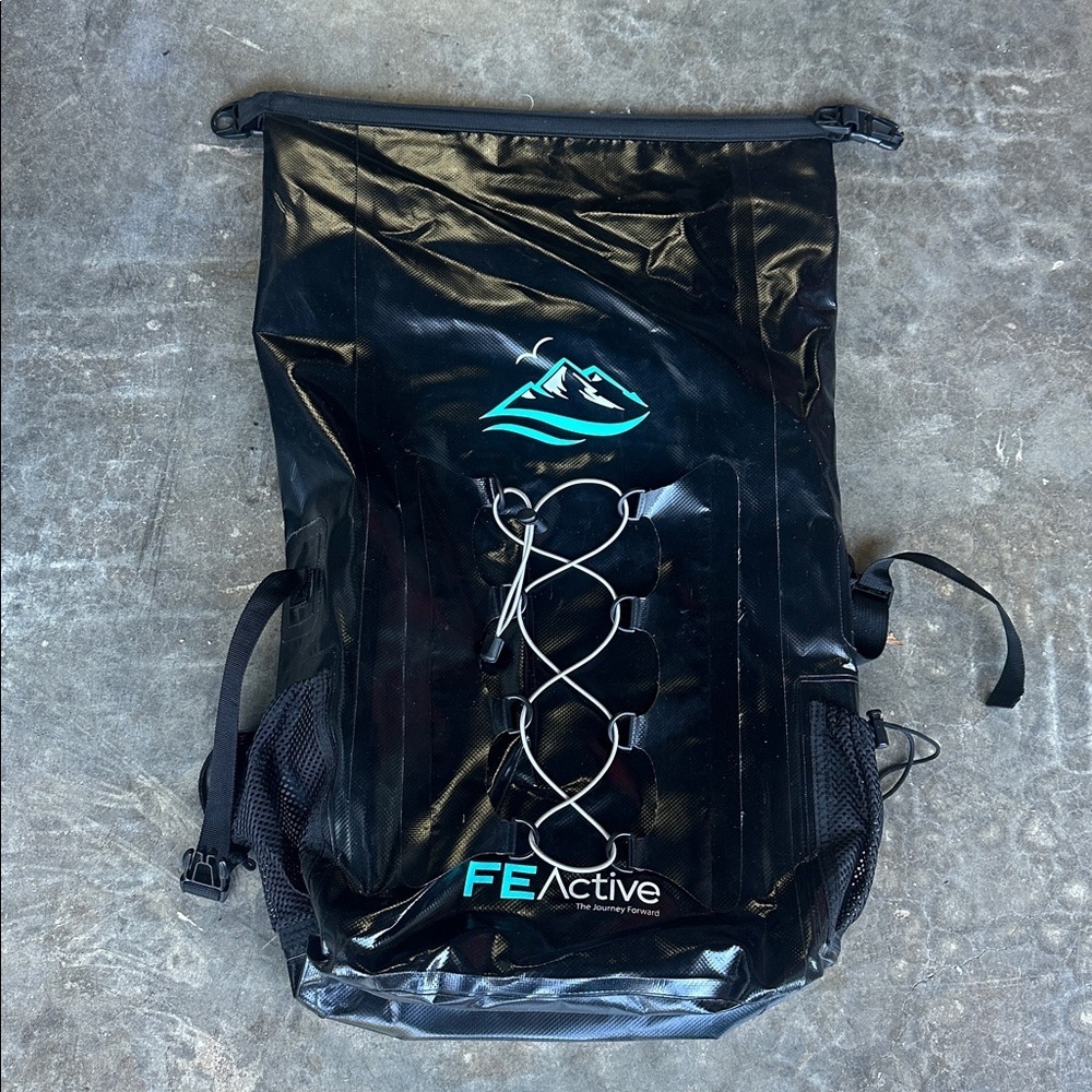 FEActive Waterproof Backpack 20L Black, Sealed Se… - image 2